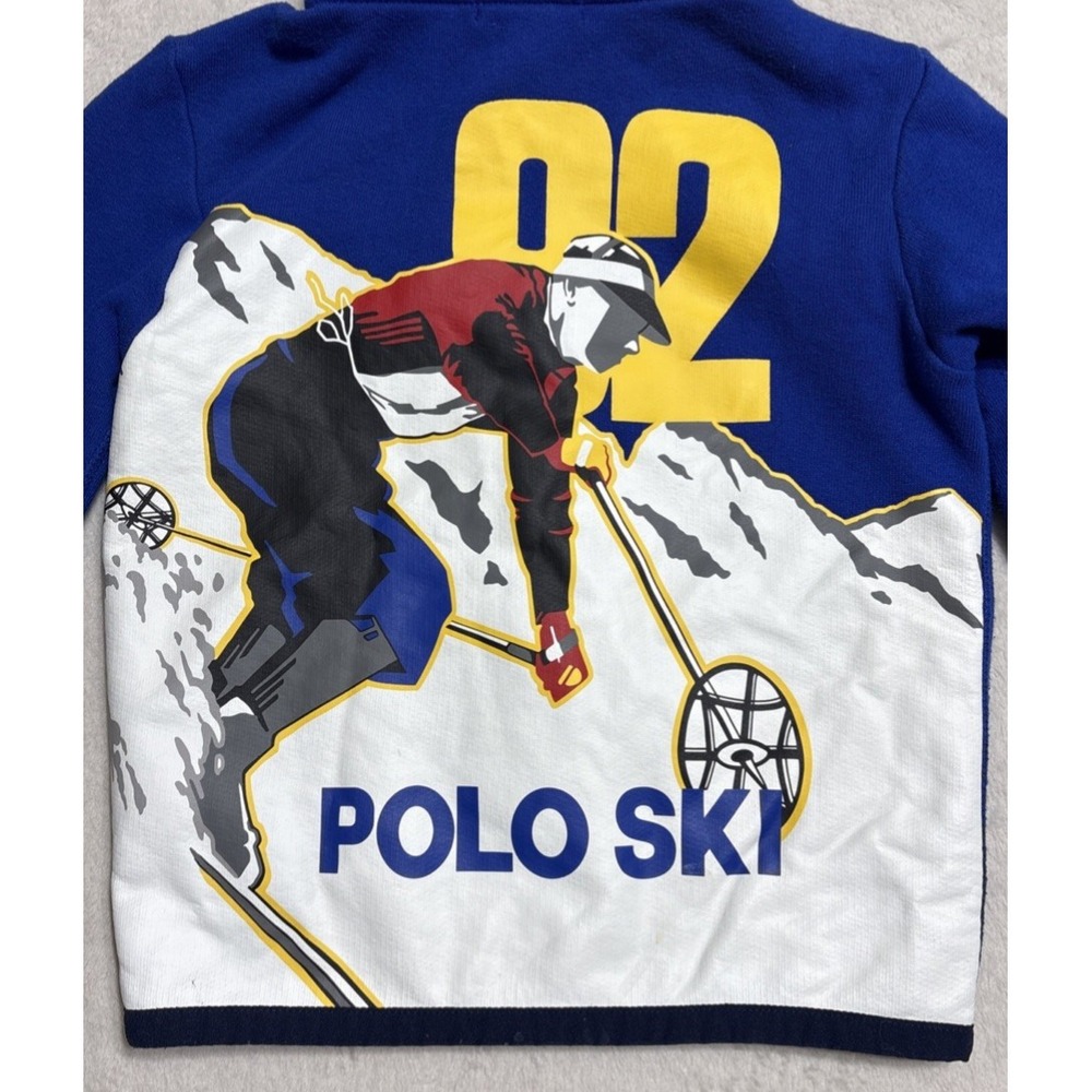 Polo Ralph Lauren Jacket Toddler Size 3T Multicolor Full Zip '92 Ski Graphic